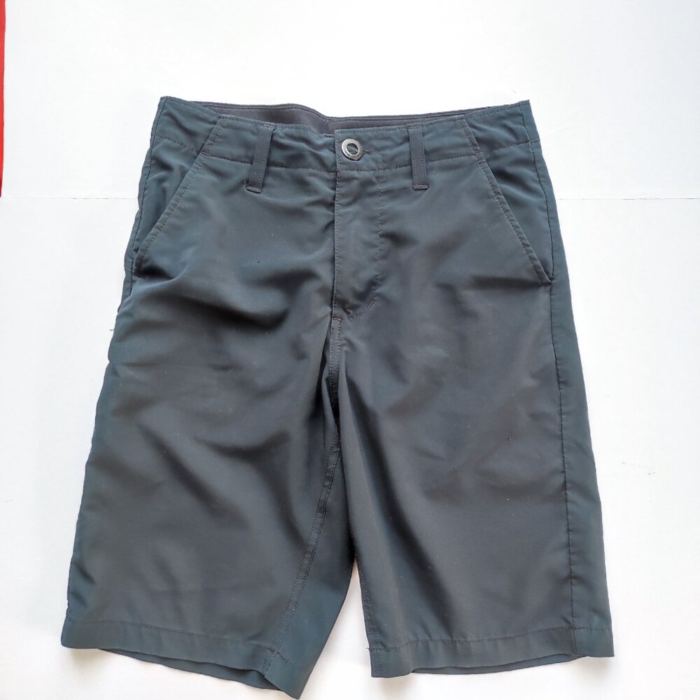 Volcom Frickin V4S bermuda dress short grey boys size 25/10 regular